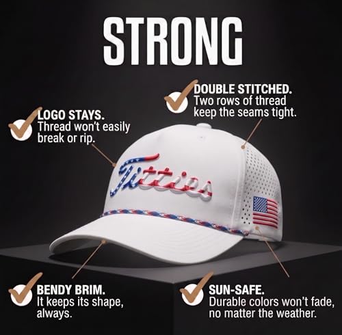 Image of Funny Golf Hat Gifts for Men, USA Funny Golf Cap with USA Flag, Gift Party, Birthdays, Wedding Gifts One-Size Fits All