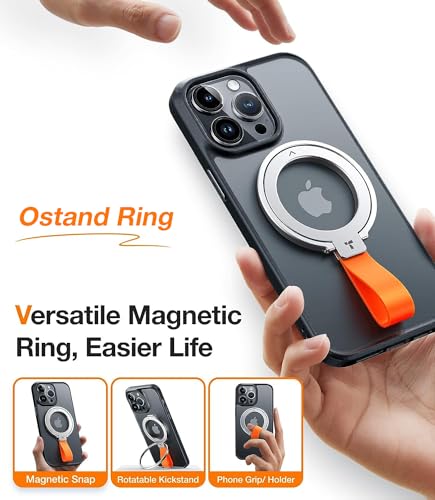TORRAS Magnetic case & Magnetic Phone Grip Ring Holder Kickstand