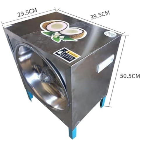 ZHPPED Kokosnussschaber-Zerkleinerer, 50–60 Stück/Stunde, elektrische kommerzielle Kokosnussreibe, 300 W Kokosnusshobel für Kokosnussverarbeitungsgeschäfte, Restaurants, Bäckereien 7 ZHPPED Kokosnussschaber-Zerkleinerer, 50–60 Stück/Stunde, elektrische kommerzielle Kokosnussreibe, 300 W Kokosnusshobel für Kokosnussverarbeitungsgeschäfte, Restaurants, Bäckereien