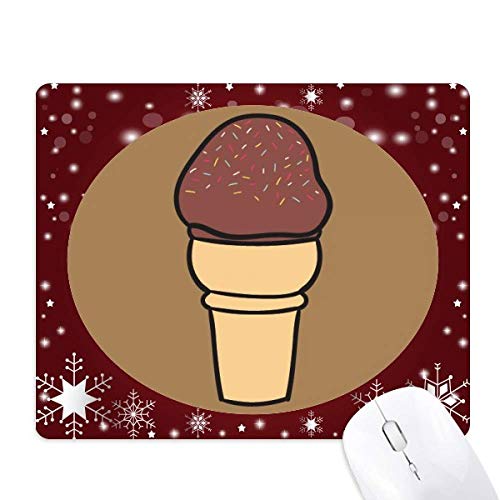 Tapis de souris flocon de neige contre le froid aux mains en hiver