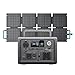 BLUETTI EB3A Tragbare Powerstation mit 60W Solarpanel, 268Wh LiFePO4-Batterie Backup mit 600W (1200W Peak) AC-Steckdose, Aufladung von 0–80% in 30 Min., Solargenerator für Outdoor-Camping