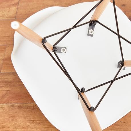 2人用ダイニング3点セット イームズリプロダクト ホワイト 2人用