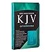 KJV Holy Bible, Standard Size Faux Leather Thumb Index & Ribbon Marker, King James Version, Turquoise, Zipper Closure (KJV Deluxe Gift Editions)