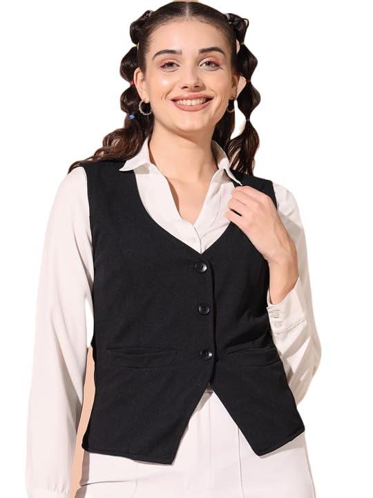 WaistCoat,RegularFit WaistCoat,Black WaistCoat,Cotton Blend WaistCoat,Casual WaistCoat,Office Wear WaistCoat,Women WaistCoat,WaistCoat18.-image-32