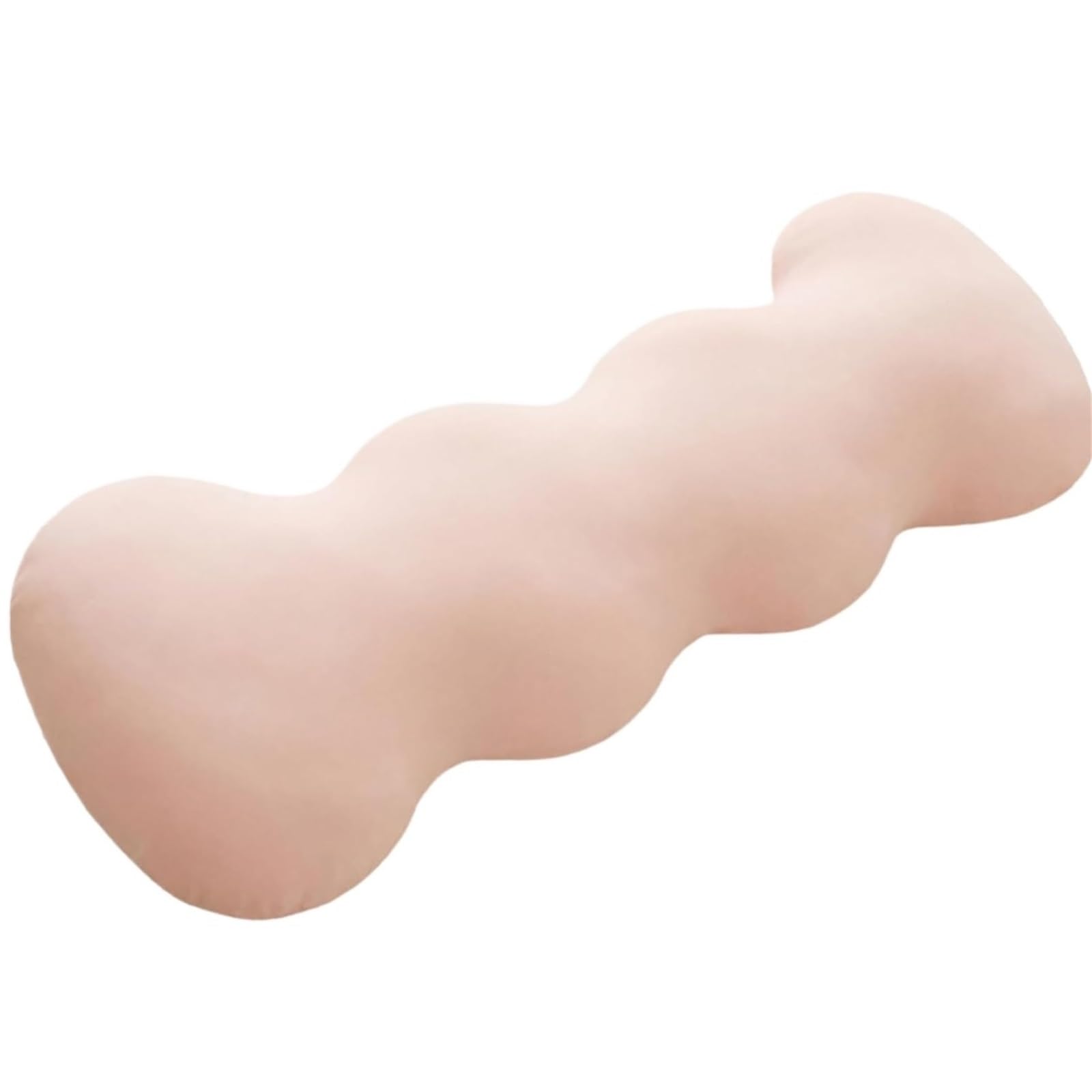 ANQKYO Pea Pod Body Pillow for Side Sleeper Pod Body Pillow For Side Sleeper, Ergonomic S-Shaped Full Support For Adults, Long Cooling Hug(Pink,S)