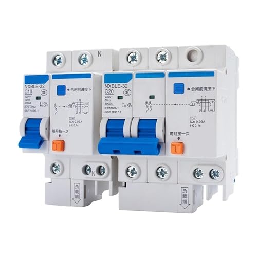 Disjoncteur NXBLE-32 1P+N 25A 30mA pour protection électrique domestique