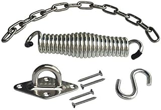 Vtete Hammocks Chair Spring Swivel Hook Hanging Kit - Heavy Duty Stainless Steel