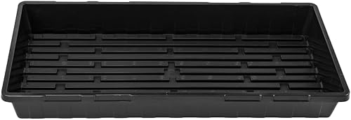 Bootstrap Farmer 1020 Charolas extra fuertes para plantar semillas, propagación, germinación, sin hoyos, sistema de forraje, 10, Negro