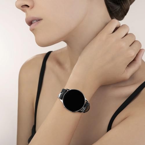 Image of Tobfit Leather 22mm Replacement Band Strap with Metal Buckle for Noise, Fire-Boltt, Boat, Amazfit, beatXp, Samsung Amazfit & Other 22mm Watches