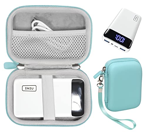 Casesack Case For Iniu Portable Charger, Usb C Slimmest Triple 3A High-Speed 10000Mah Phone Power Bank, 22.5W Pd3.0 Qc4.0 Fast Charge 22.5W/ 20000Mah, 22.5W/ 10500Mah Mint Green #TOP12