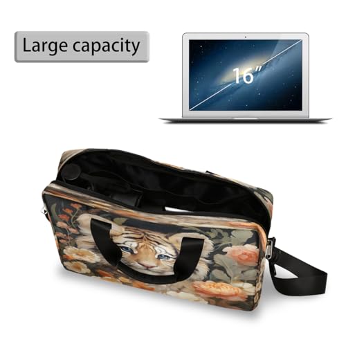 Maletín para laptop 15.6-16 pulgadas con estampado y correa miniatura 5