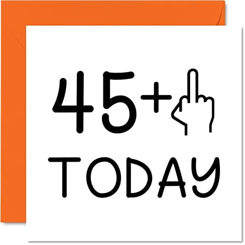 21st Birthday Card Funny for Women - Novelty Middle Finger - Rude Birthday Cards for Men, 145mm x 145mm Birthday Greeting Cards, Joke Banter Cards for Daughter Step Son Sister Brother Auntie Uncle