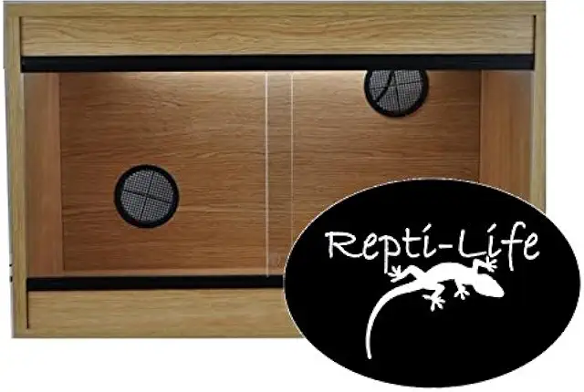 Oak 24x15x15 Inch Turtle Terrarium - Flat Pack Vivarium by Repti-Life