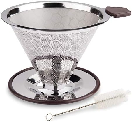 FOXAS Pour Over Coffee Filter, Reusable 