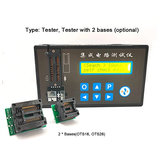 Probador LED recargable de circuitos integrados y transistores portatil 2