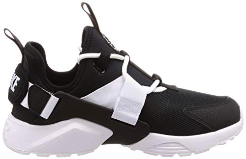 Nike Women's Air Huarache City Low Black/Black/White Running Shoe 6 Women US