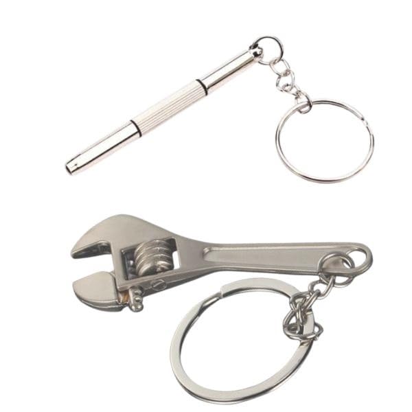 Tinkpin® Compact Pocket Mini Diy Screwdriver Kit & Mini Wrench Portable Hand Tool Spanner Key Chain Adjustable for Eyeglass, Sunglass, Watch, Jewellery, Electronics (1 Screwdriver Kit+1 Wrench Tool) (B0CYCHV62L) Amazon Price History, Amazon Price Tracker