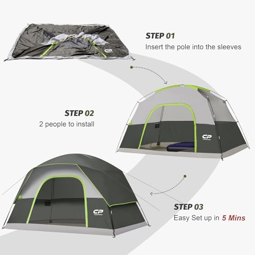 CAMPROS CP 6 Person Dome Tent