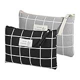 【Multifunktionale Tasche】Sie bieten ausreichend Platz für wichtige Dinge wie Make-up-Pinsel, Lippenstift, Augenbrauenstifte, Toilettenartikel und mehr. Sie können auch als Geldbörsen, Kartenetuis und Bleistift verwendet werden Fälle, Schlüsselfälle und mehr.
