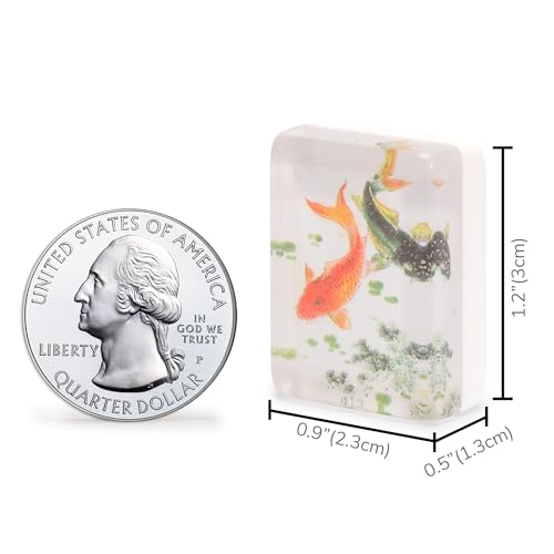 Set de Mahjong Americano con Estuche Celadon Koi miniatura 5