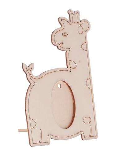 3A Giraffe Wooden Baby Picture Frame - Beige FM-18-3A-3190-Beige1