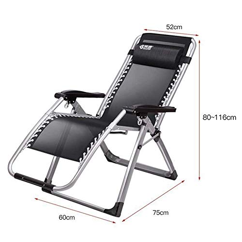 Chaise de bureau extra large zero gravite reglable avec coussin bleu pour un confort optimal - 3