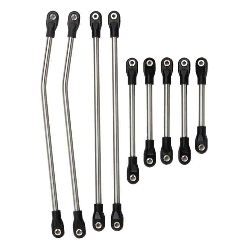LCG Girder Frame Stainless Steel Linkage Link Rod Pull Rod for 1/10 RC Crawler Axial SCX10 Capra LCG Rails Chassis