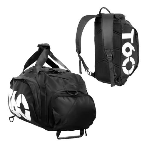 Mochila Bag T60 Multifuncional Unissex Esportiva Academia Natação Ciclismo Escolar Trabalho Passeio Casual Viagem - Cores Diversas - Variadas (Preta)