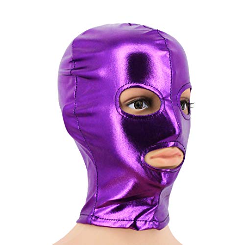 Image of Metallic Cycling Face Neck Mask Hat Ultra Balaclava Hood