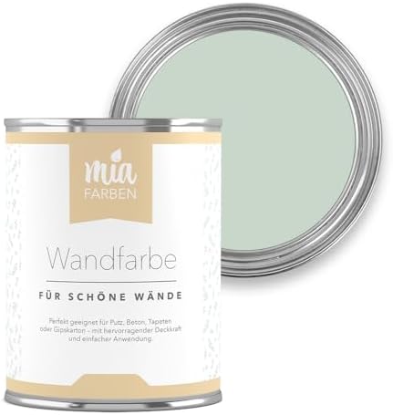 Wandfarbe für Wände & Tapeten 2,5L - sanfte, matte Farbtöne, hoch...