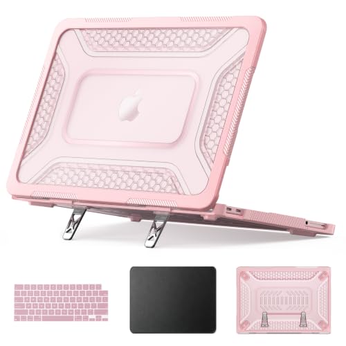 HXCASEAC Case for MacBook Neo 13 inch with Stand，Keyboard Cover, Mouse Pad