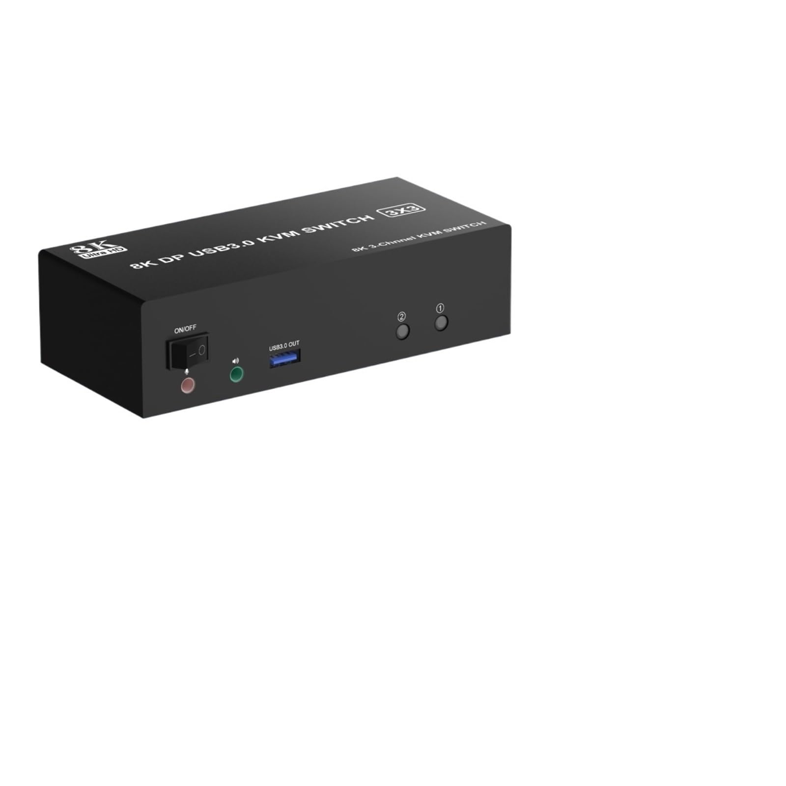 8K@60Hz KVM Switch USB 3.0 Triple Monitor for 2 Computer, KVM Switch 3 Monitors 2 PC with Audio and 3 USB 3.0 Ports(AU Plug Adapter)-image-44