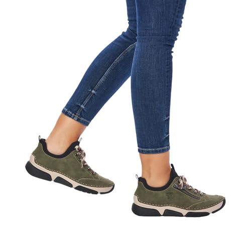 Rieker Women's Sneaker, Liane Black 45973 54, 6.5 UK