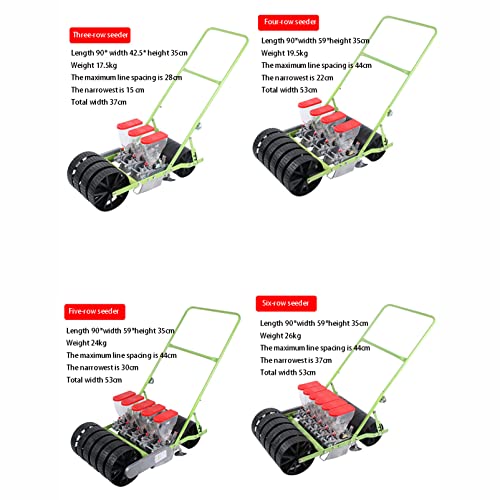 Sembradora manual para vegetales tipo empuje miniatura 5
