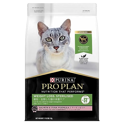 PRO PLAN Adult Dry Cat Food Weight Loss Sterilised Salmon & Tuna 3kg