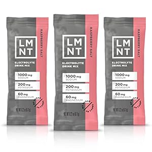 LMNT Zero Sugar Electrolytes – Raspberry Salt | Drink Mix | 30-Count