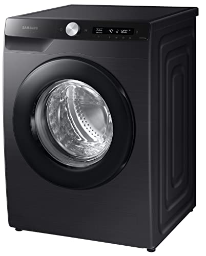 Image of Samsung 7 Kg Fully-Automatic Front Loading Washing Machine Appliance with AI Control & SmartThings Connectivity (WW70T502DAB1TL,Black Caviar)