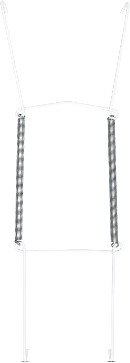 Invisible Plate Hangers for wall | Decorative Dish Display Holders Hanging Wires Spring Hook Holder Fit to Hang on Wall (White Plate Hanger) (37 - 46 cm)