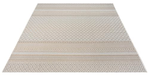 the carpet Calgary - Outdoor Teppich Wetterfest für Balkon & Terrasse, Robuster Flachgewebe Teppich für Garten, Pflegeleicht In- & Outdoor… – Ansicht 3