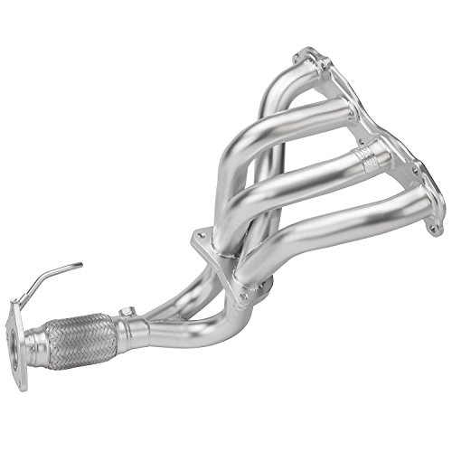DC Sports HHC5022 Honda Accord LX/EX 4-2-1 Header with Ceramic Coating, 2 Piece, Silver