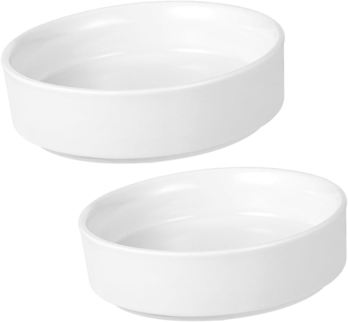 Kisangel 6pcs Heavy Duty Ceramic Plant Saucer Tray for Pots Drip Tray for Flower Pot Water Collection Base for Use
