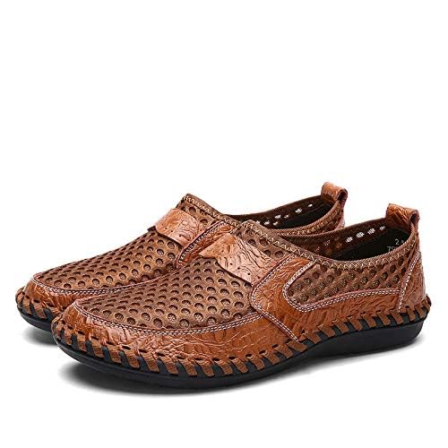Men's Breathable Casual Mesh Loafers Slip On Walking Shoes Drving Moccasin3