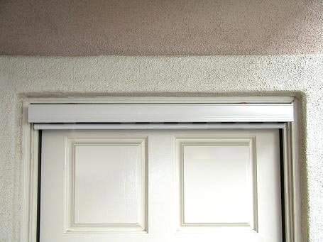 Pull-Down Retractable Screen Door - 36" Striped