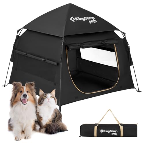 KingCamp Dog Tent, Large Portable Outdoor Indoor...