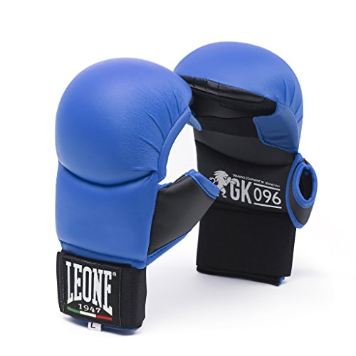 LEONE 1947, Guantes De Kárate, Unisex Adulto, Azul, L, GK096