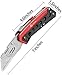 Folding Pocket Utility Knife Heavy Duty Box Cutter with Flat Head and Phillips Screwdriver, Saw, Fruit Knife, Belt Clip, Quick Change Blades Lock Back Design(10 Blades)