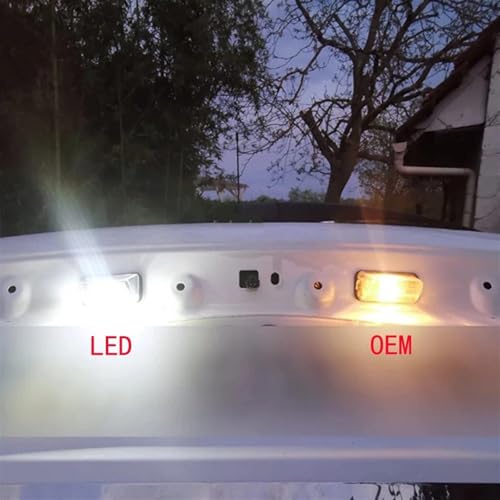 Luz matrícula LED Citroen C3 C4 C5 recambio placa 2000 a 2012 5