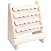 LOFAMI Schmuck-Organizer-Tablett Schmuck Ständer aus Holz Schmuck Organizer Display Rack Lagerung Ohrring-Armband Schuhregal Ausstellungsstand Schmuckaufbewahrungsorganisator
