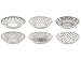 DRULINE Miseczki na musli, miska na zupę, sałatka, talerz do makaronu, kamionka dla 6 – 12 osób – ceramika – 450 ml Ø 21,5 cm