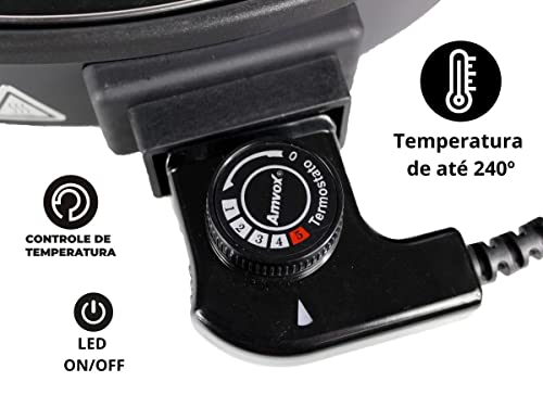 Panela Elétrica, Amvox, APE 4000 4000, Preta